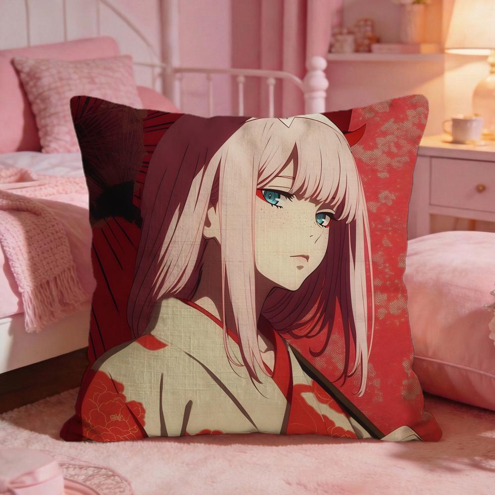 DDARLINGs In The FRANXX Наволочка Премиум Комфорт Двусторонняя Подушка Чехол Два в Одном Дизайн для Любой Комнаты Салон Автомобиля