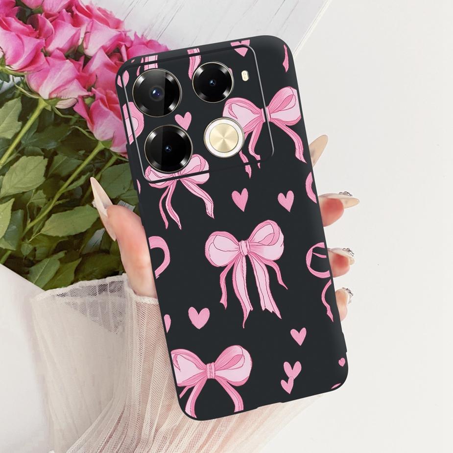 For Infinix Note 40 40X 5G Case X6852 New Butterfly Painted Cover Soft Silicone Case For Infinix Note 40 Pro Plus Note40 X Shell