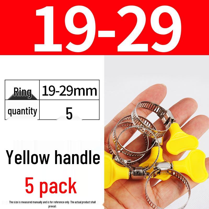 Хомут из нержавеющей стали, лента с ручной затяжкой для водопроводных и воздушных труб