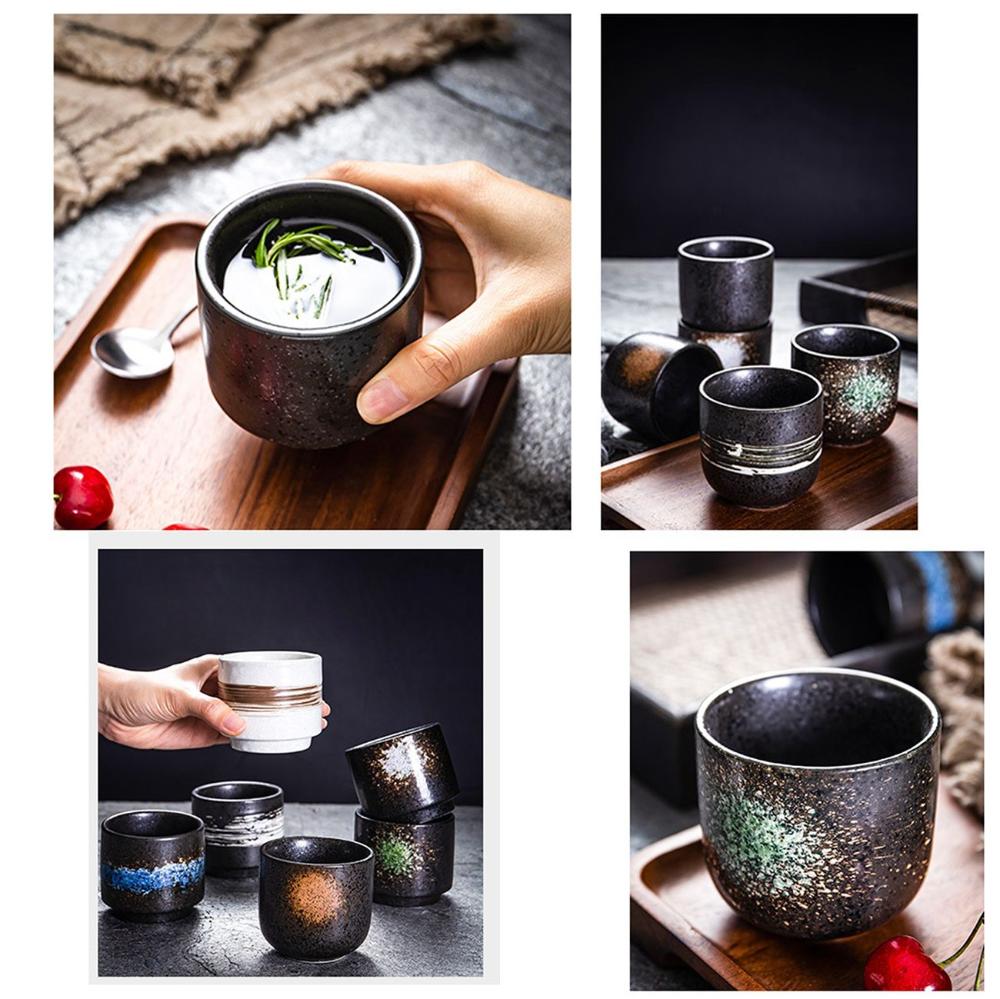 for Tea,Coffee Crude Pottery Japanese Style Ceramic Drinkware Milk Cup Tea Cup Ceramic Mugs