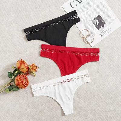 Женские футболки, нижнее белье, сексуальные сетчатые трусики с дырочками, спортивные женские треугольные стринги, фитнес-сексуальное нижнее белье, женское бесшовное