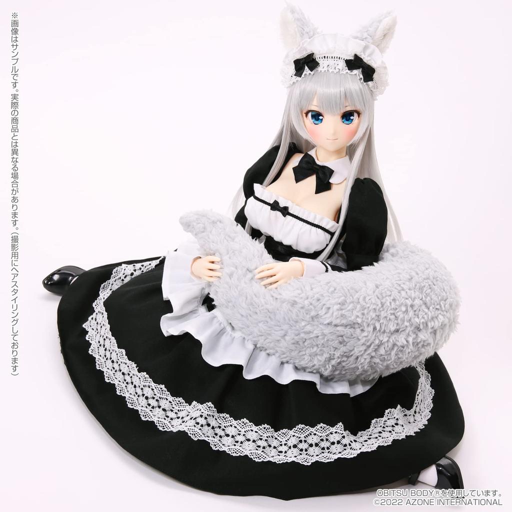 Azone International Iris Collect Layla Добро пожаловать в Mofumofu Обычная волчица-горничная, мягкая виниловая фигурка, коллекционная кукла, масштабная версия Cafe ver. 1/3