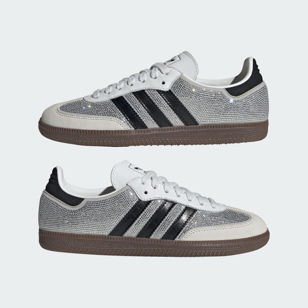 adidas SAMBA OG IH9055 Unisex Originals Sneakers Crystal White / Core White / Silver Metallic