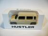 SUZUKI New Hustler Car Diecast Model Car Color Sample Chiffon Ivory Metallic Pull-Back