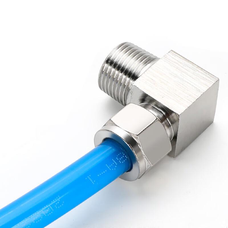 304 Stainless Steel Quick-Connect Right Angle Elbow Fitting