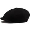 Мужской Женский Берет Весна Осень Тонкий Мягкий Верх Винтажная Кепка Газетчика Повседневная Восьмиугольная Шляпа Унисекс Эластичный Обхват Головы