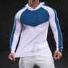 Быстросохнущая мужская спортивная футболка с длинным рукавом Весенняя для баскетбола, бега, фитнеса, тренировок