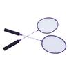2PCS Badminton Rackets for Adults Teens Iron Alloy Anti Slip Badminton Rackets Set with Nylon Shuttlecocks Carrying Bag