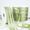 Matcha Green Solid Color Ribbon Bow Strap Floral Ribbon Diy Baking Gift Box Packaging Ribbon Logo