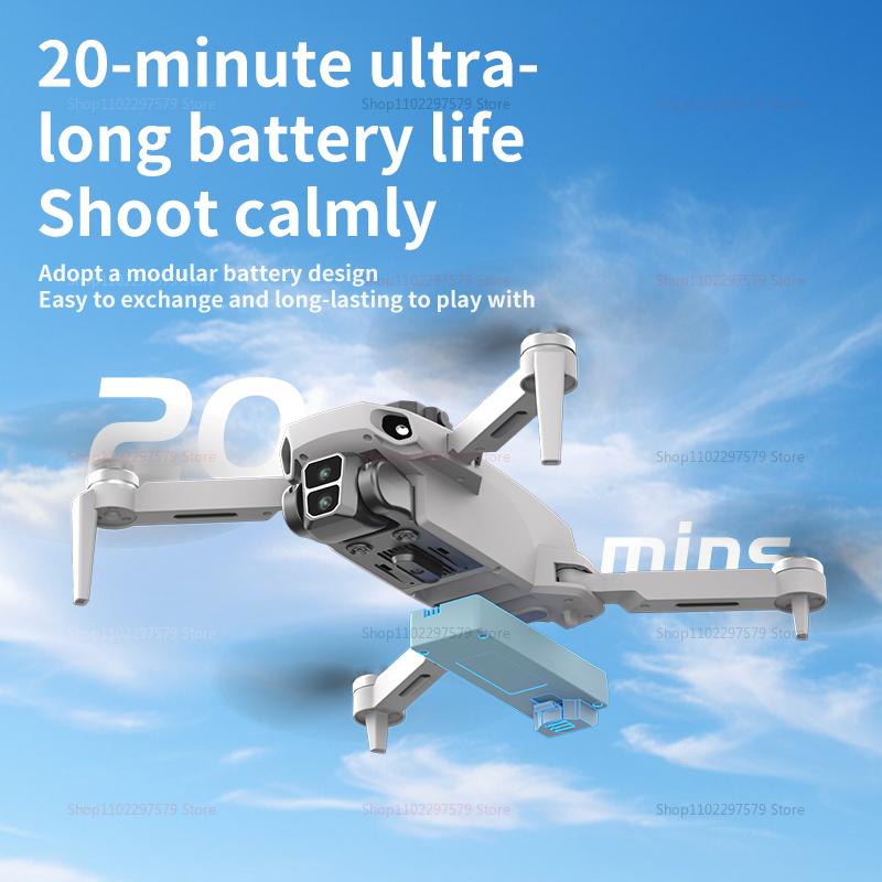 L106 Drone With 8K Brushless Motors Obstacle Avoidance Foldable Quadcopter With Screen Remote Control Ideal For Kids Beginners