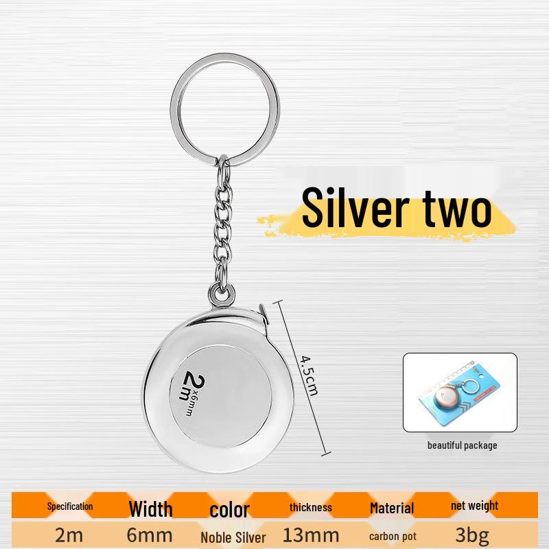 Компактная 2-метровая мягкая стальная рулетка - Высокоточная портативная карманная линейка