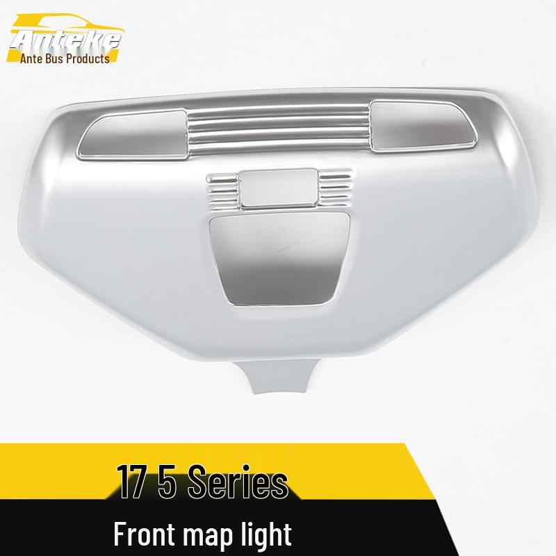 17 5 Series Front Reading Light Frame & Center Console Cover - Bright Patch Car Accessories