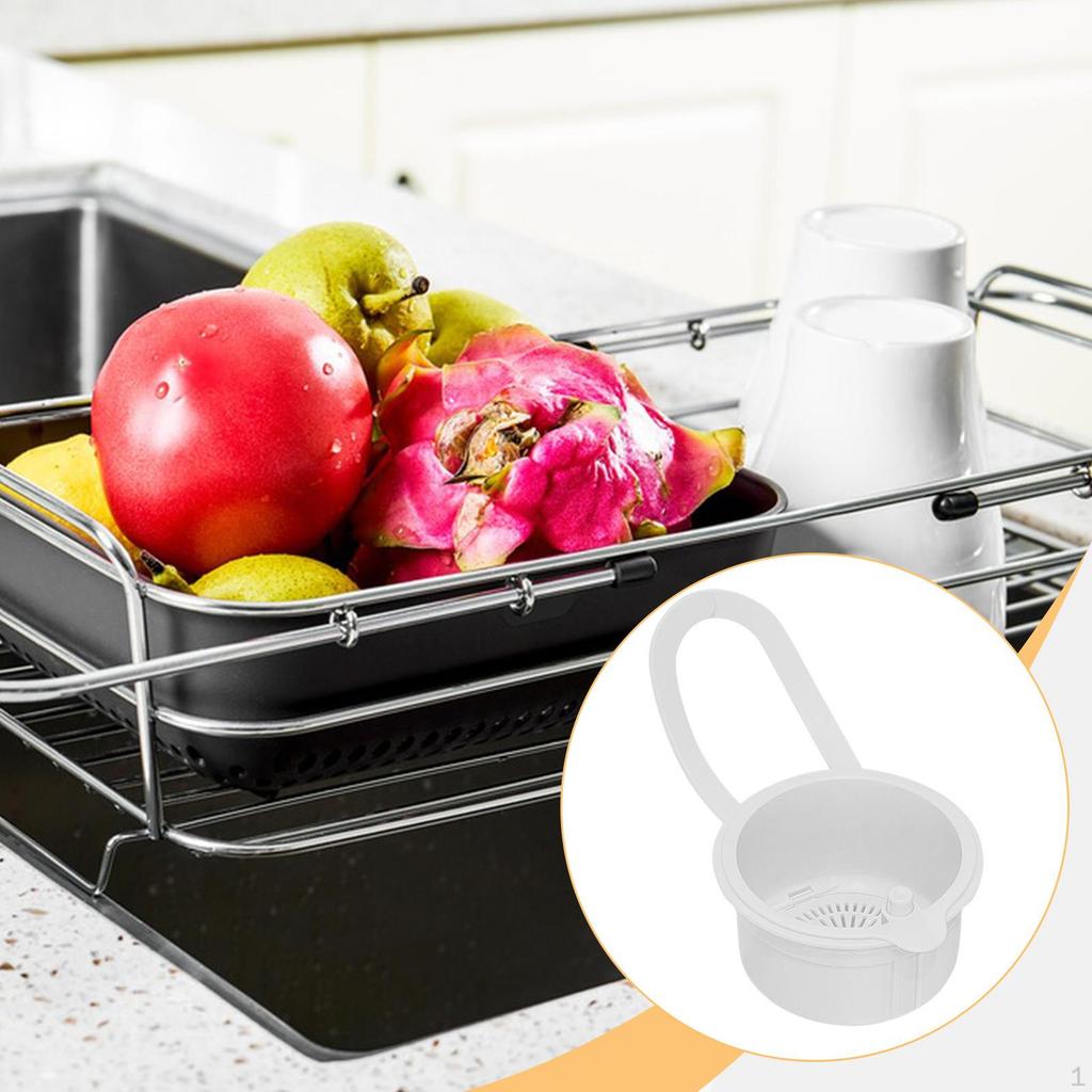 Drain Basket for Kitchen Sink, Draining Rack, Water Cleaning Basket, Rack Fruit And