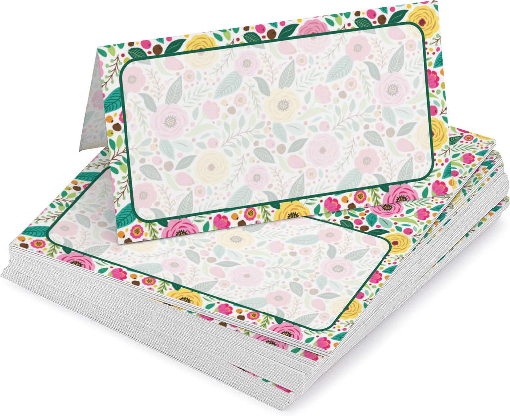 Inkdotpot Упаковка из 24 печатных палаточных столиков, карточки с местами для сервировки стола на свадьбу, именные карточки для сопровождения свадьбы на День Благодарения