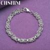 CHSHINE 925 Sterling Silver Men Exquisite Chain Bracelet For Women Wedding Fashion Charm Jewelry