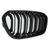 2PCS Car Front Bumper Kidney Grills For BMW F20 F21 LCI 120i 1Series 2015-2017 Double Slat Line Replacement Grill Racing