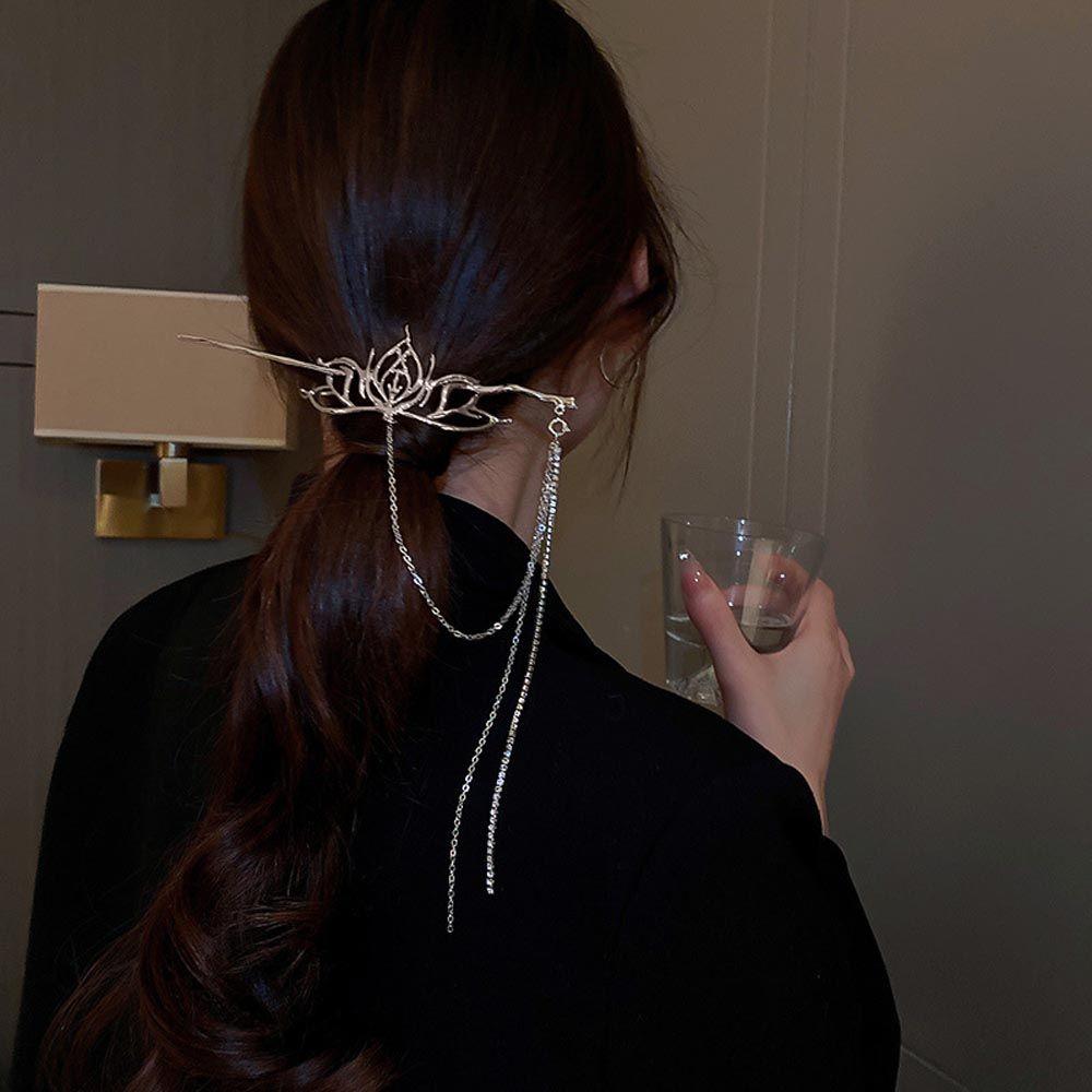 Свадебная палочка для еды, инструменты для укладки волос в виде Луны, китайская вилка для волос, корейские заколки Hanfu, женские палочки для волос