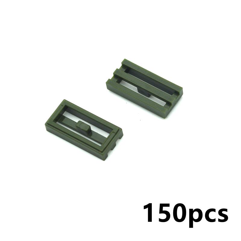 150 шт. Решетка радиатора 1x2 DIY Enlighten Block Совместимый с 30244 Собираемые части Переключатель Защелка MOC Кирпичики