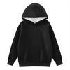 Children's Hoodie Boys And Girls Solid Color Long-sleeved Hooded Pocket Hoodie