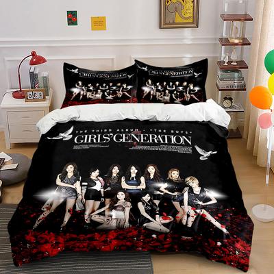 Cute Cartoon Fruits & Veggies Set Bedding Duvet Cover Set Duvet Cover Pillowcases (1*Duvet Cover 2*Pillowcases, Without Duvet Insert)