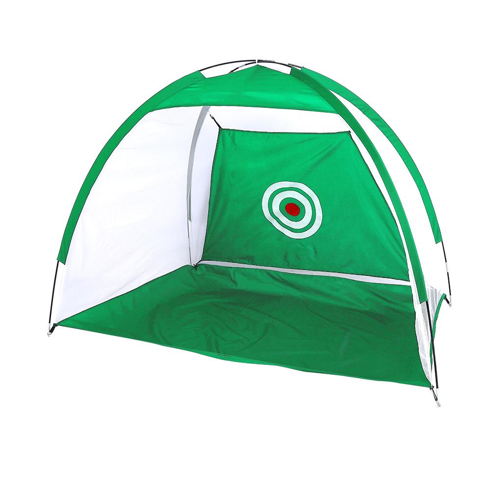 Зеленая нейлоновая складная сетка для гольфа, держатель для мячей, сумка для сбора, тренировочный аксессуар