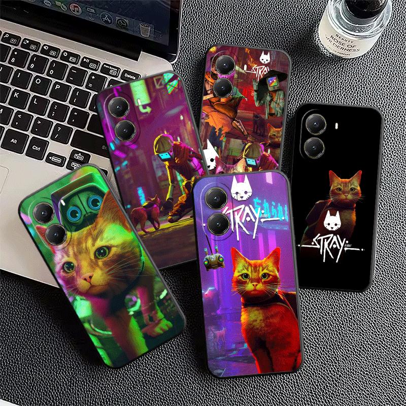 Stray Cat Game B-12 Soft Phone Case for Xiaomi Poco X5 X6 X7 X8 Pro Max X3 F7 F8 Ultra M8 M7 M6 M5 Redmi 15 15C 14C 13C 12C X4 F
