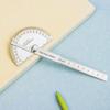 Math Craftsman Stainless Steel 180 Degree Rotary Angle Finder Protractor Measuring Ruler