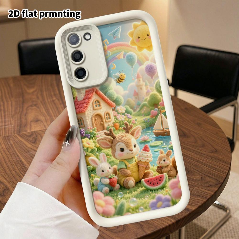 Phone Case: 2D flat, suitable for Samsung Galaxy A34 A35 M05 M06 S20 S22 S21 FE Plus 5G protective case, perfect for summer picnics, Christmas, and Ha