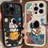 Милый Чехол для Телефона с Астронавтом, Планетой, Космонавтом Для iPhone 16 15 14 13 12 11 Pro Max Plus XS 7 8 SE2 Ударопрочный Fundas Силиконовые Чехлы