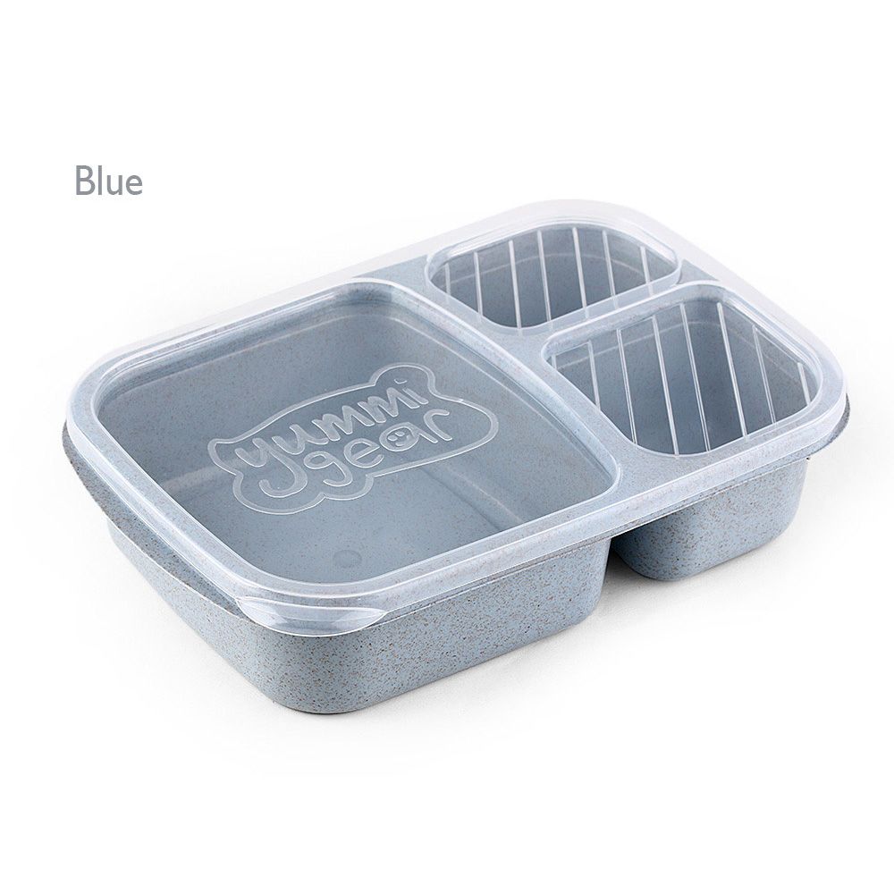 Portable Dinnerware Compartmentalized Food Fruit Container Lunch Box Lunchbox Picnic Storage Boxs