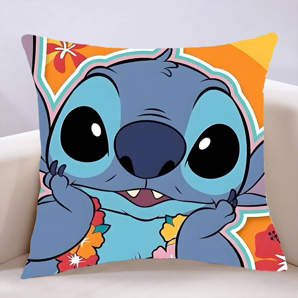 L-Lilo Мультфильмы-Стичи Наволочка Чехол для подушки Мягкий Милый Наволочка для диванной подушки Для машины Наволочка Полиэстер С молнией