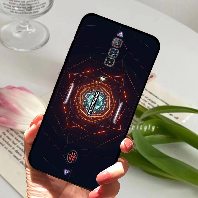 Чехол для ZTE Nubia Red Magic 6 Ударопрочный Мягкий ТПУ Силиконовый Чехол для Телефона Для ZTE Nubia Red Magic 6S Pro Capa Мультяшный RedMagic 6