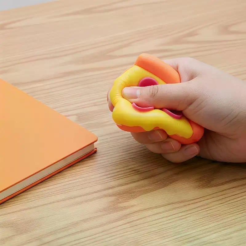 Simulated Pizza Sensory Kneading Toy For Squeeze Toy For Adult Kids