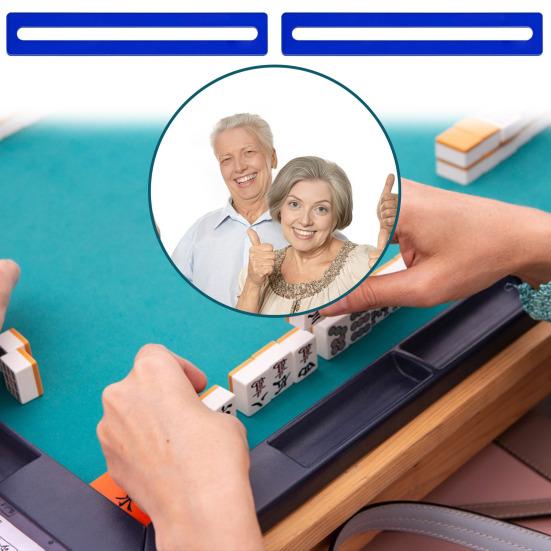 Mahjong Line Finder Translucent Ruler for Mahjong Cards Bright Mah Jong Rules Reader And Strategy Guide for Enthusiasts Beginners