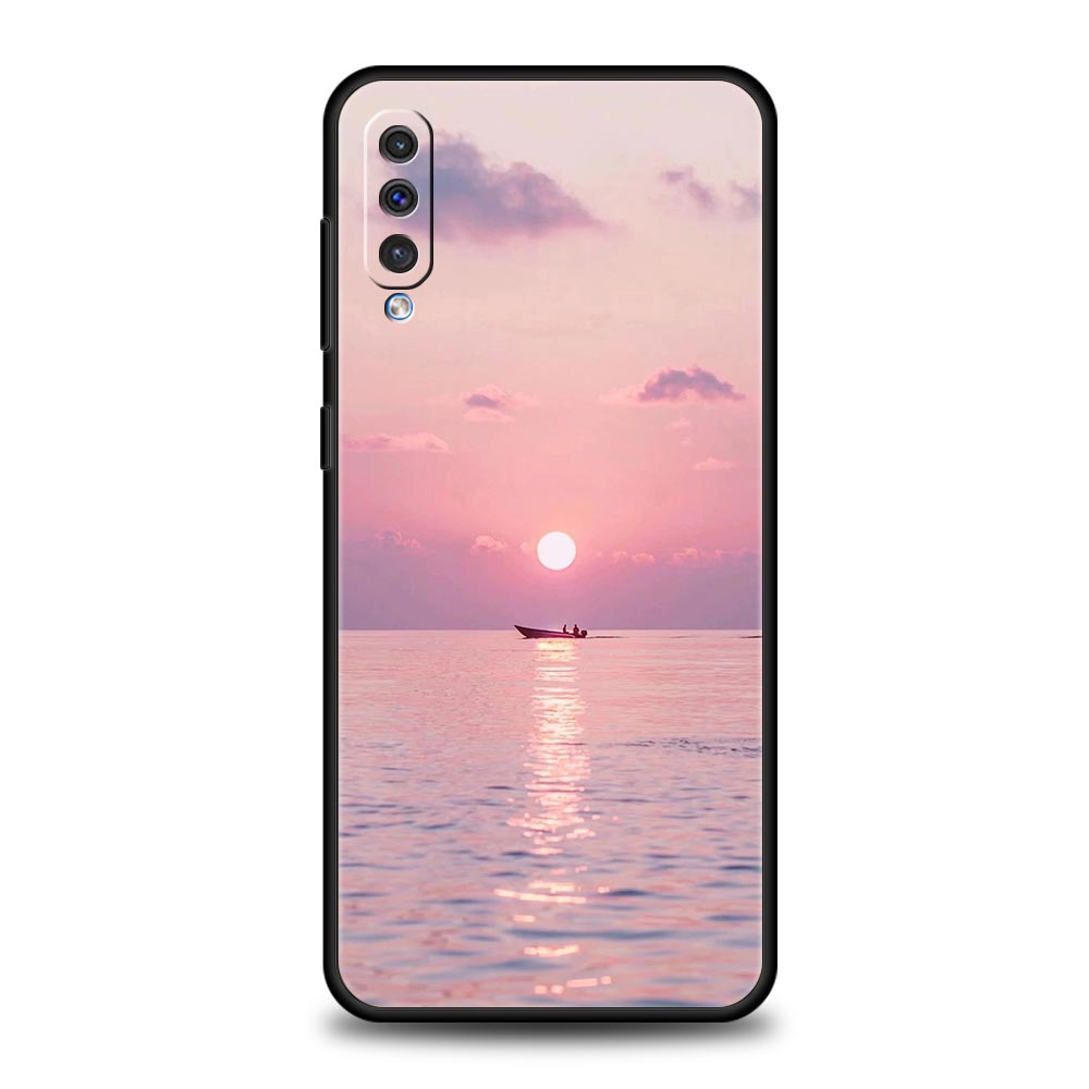 Розовое Облако Летний Закат Сияние Чехол Для Samsung A56 A36 A26 A54 A52 A24 A14 A50 A72 A70 A06 A12 A22 A34 A42 A32 A04s A16 5G Чехол