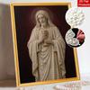 DIY Pearl and Diamond Painting Kit for Adult Beginners Religious Jesus Portrait Home Wall Decoration and Handmade Gifts