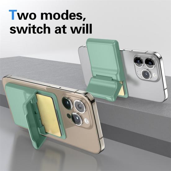 Магнитный держатель для телефона-кошелька с 3 слотами для карт, держатель для карт для iPhone, многофункциональная регулируемая подставка для телефона для чехлов MagSafe