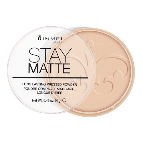 Rimmel Stay Matte Face Powder, Shade 003 Peach Glow, 14g Compact