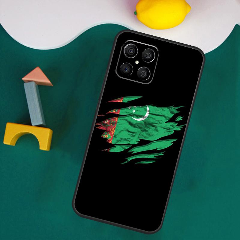 Чехол Флаг Туркменистана Для Honor 200 Lite 50 70 90 X9a X8a X8 X9 X8b X9c X9b Honor Magic 5 6 Pro 7 Lite Чехол