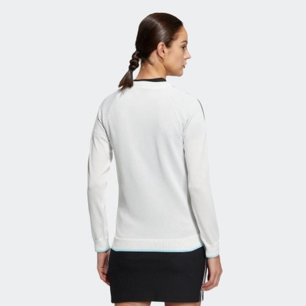 Adidas Golf 23 YearS SS Women S Three Line Crewneck Sweater Hz9219