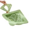 No-drill Triangle Sink Basket Detachable Filter, Space-Saving Drain Basket,Food Waste Drainage Magnetic Sponge Holder Anti-Clog