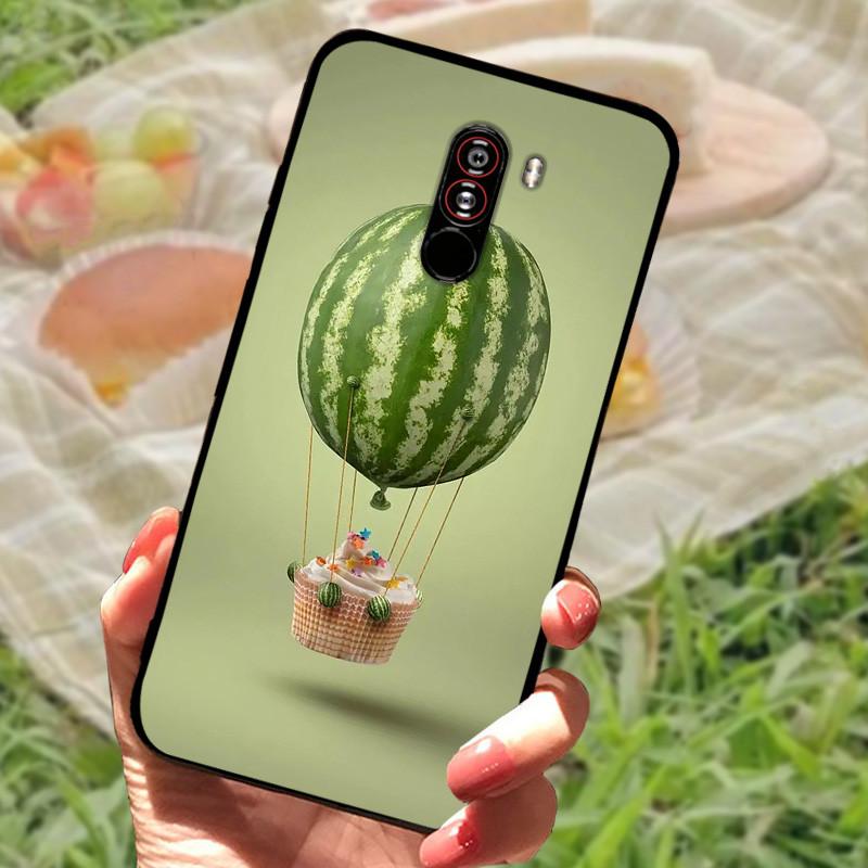 For Xiaomi Mi Pocophone F1 Case Cover PocoF1 Silicone Soft Marble Black Bumper Funda Coque for Xiaomi Poco F1 Poko Protective