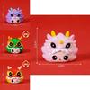 Adorable Year Of The Dragon Resin Figurine Cute Cartoon Desk Decor In Multiple Colors