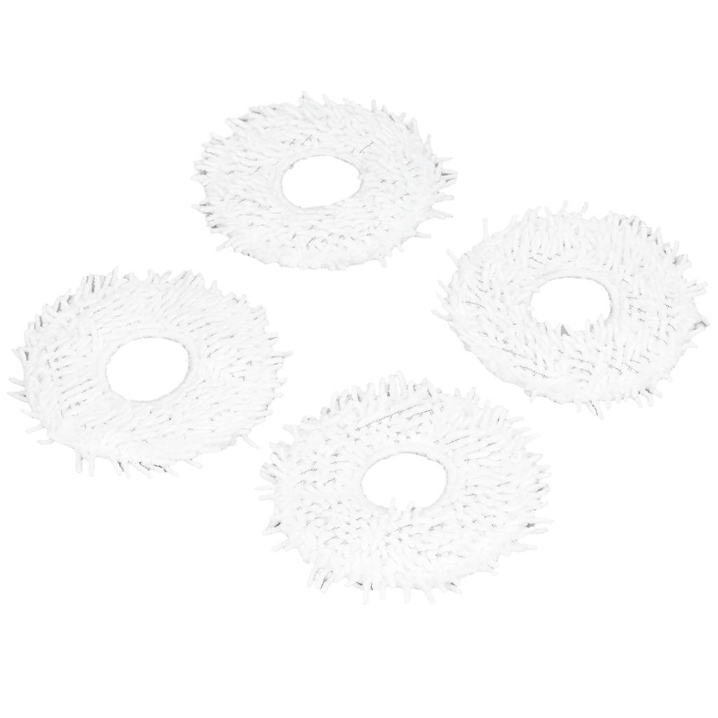 4 шт. Сменная швабра для подметальной машины, тряпка для мытья полов, накладка для швабры, нетканый материал для робота-подметальщика N9+