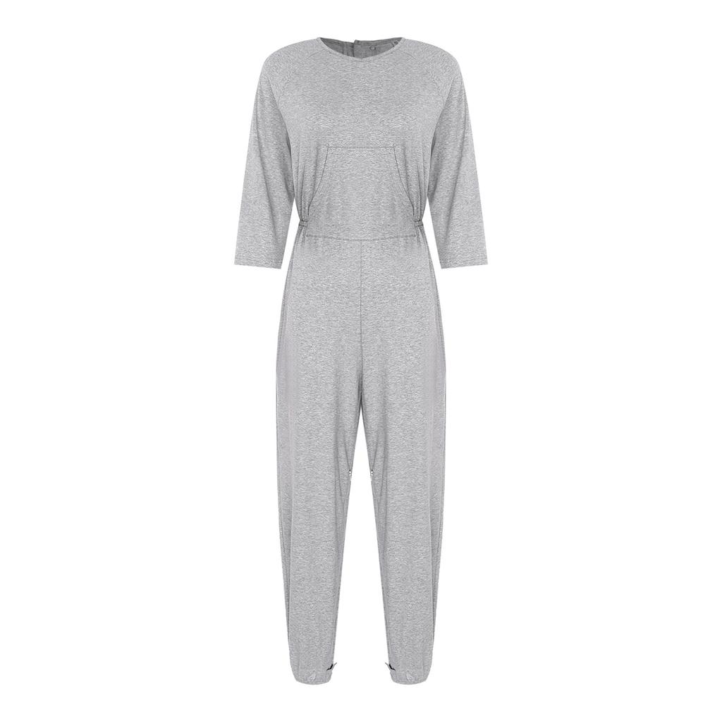 Special Needs & Disability Romper for Women S-XXL: Adaptive Jumpsuit with Double-End Zip, Long Sleeve Pants for Easy Care