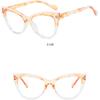 Женские очки Оправа «кошачий глаз» Очки с защитой от синего света Модные плоские очки Оптические очки TR90 Могут быть оснащены оправой для очков для близорукости