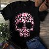 Men's and Women's T-shirts Nurse Skull Elements Nurse Tools Funny Gift