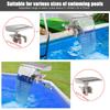 Pool Waterfall Relaxing Waterfall Cascade  Ground Swimming Pool Fountain Spillway Attachment Detachable PVC Pool Cascade
