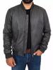 New Men Genuine Lambskin Leather Motorcycle Biker Stylish Black Handmade Jacket