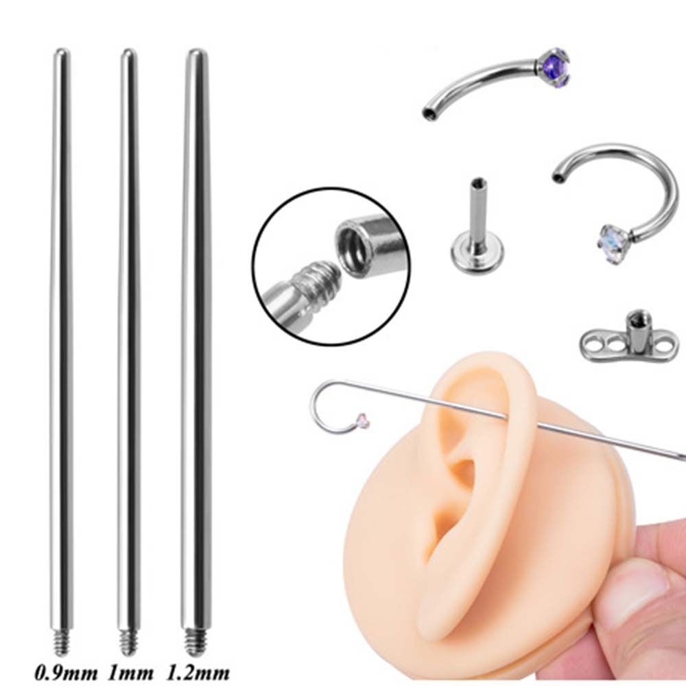 Nose Stud Body Piercing Tool Stainless Steel Dermal Piercing Tool Jewelry Tool